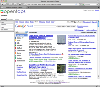 Opentaps portal poc.png